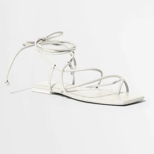 Jonathan Simkhai White Strappy Sandals